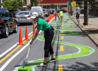 Jersey City Bike Lane