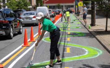 Jersey City Bike Lane