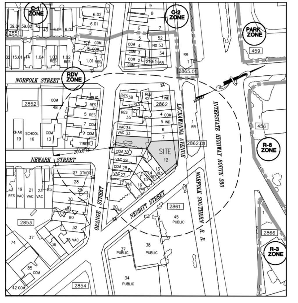 273 Orange Street Newark Map