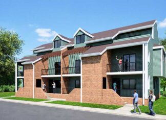 Garden Court Apartments Rendering