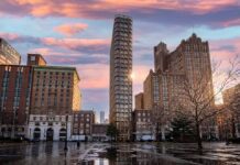 Newark’s Parking Debate Takes Center Stage After Tower Denial 56 Park Place Rendering 2