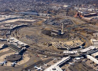 Newark Airport Aerial