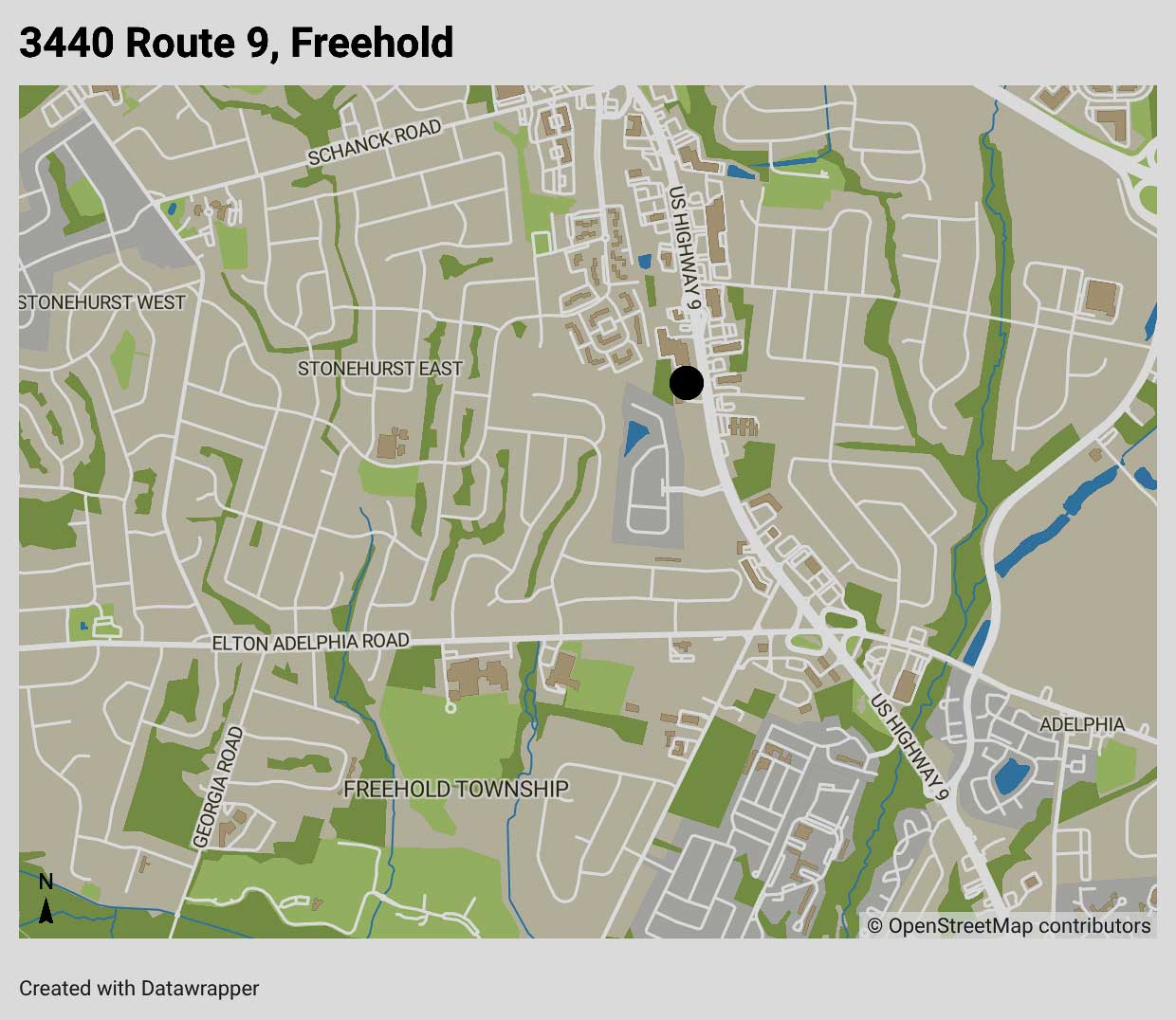 3440 Route 9 Map