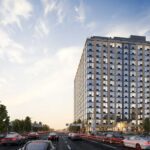 Jersey City Approves 17-Story Residential and Hotel Complex on Marin Boulevard 597 Marin Blvd Rendering