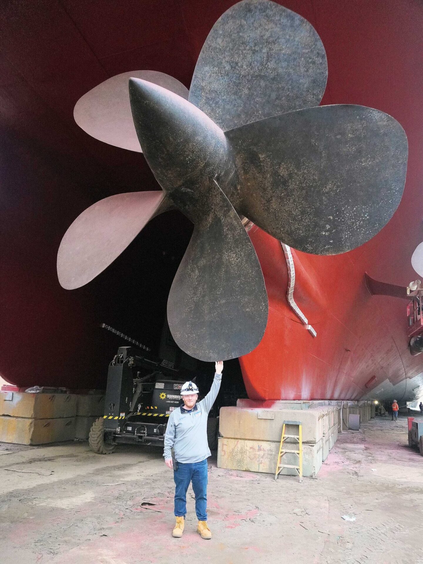 Battleship New Jersey Propeller
