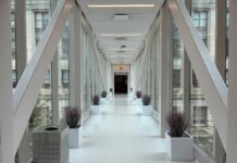 From Floodwaters to Liquor Licenses, Skybridges Are Solving Unusual Problems in New Jersey Essex County Courthouse Skybridge
