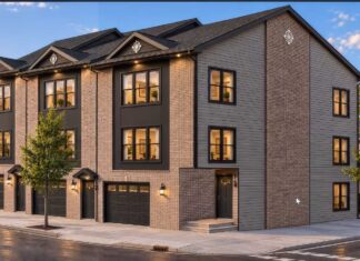 150 154 Milford Ave Townhouses Rendering