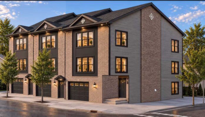 Newark Approves Townhouse Development Near Malcolm X Shabazz High School 150 154 Milford Ave Townhouses Rendering