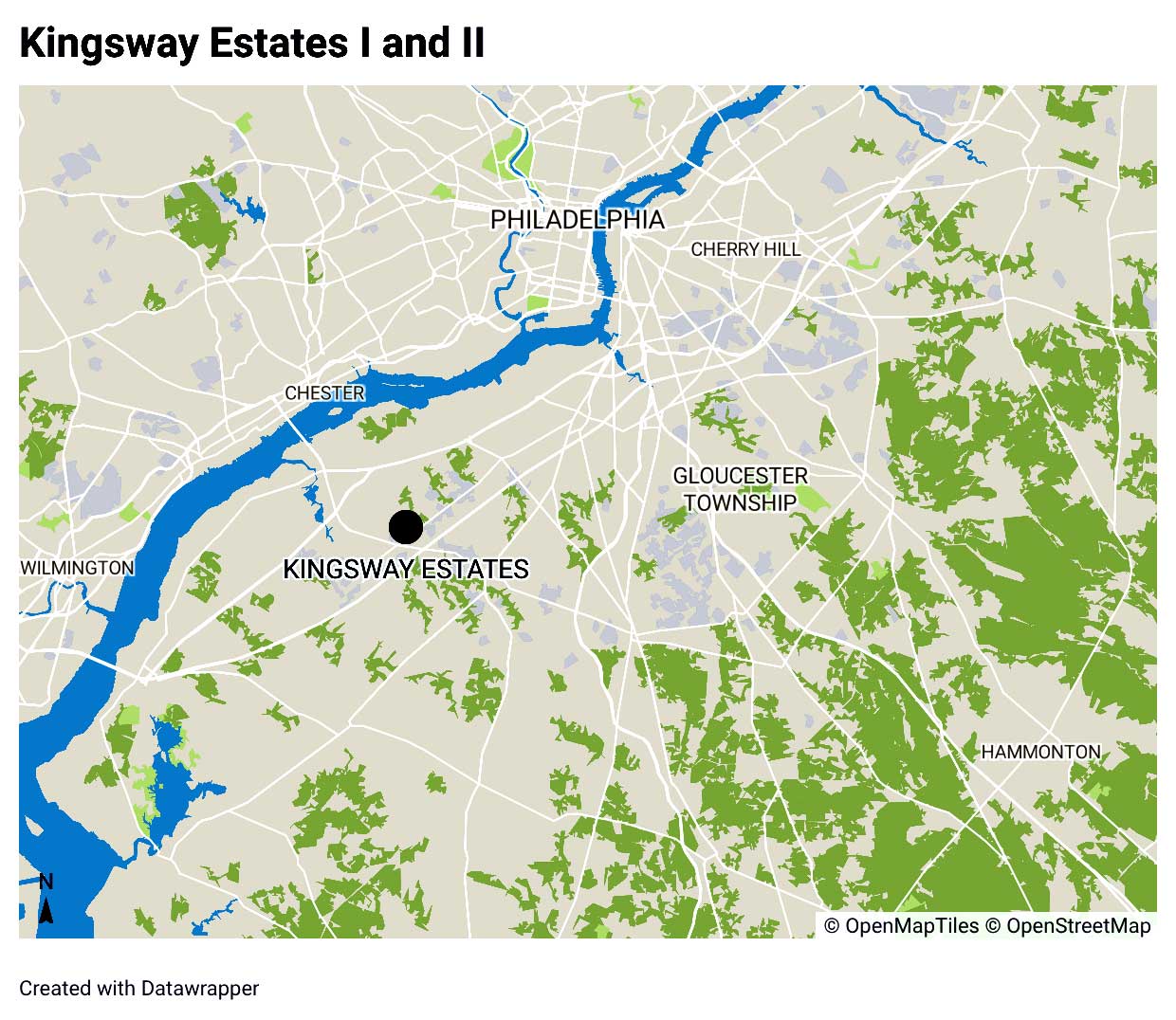 Kingsway Estates Map